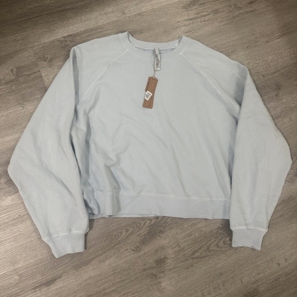 SKIMS French Terry Opal Crewneck Sweatshirt. Size XL - Picture 1 of 4